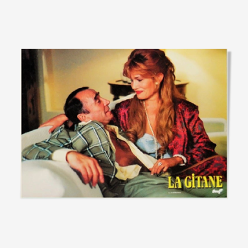 Affiche d’exploitant cinématographique de " Claude Brasseur & Caroline Cellier " de 1986