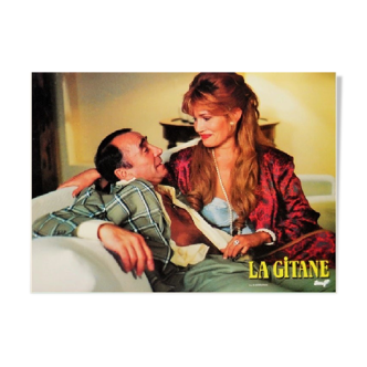 Affiche d’exploitant cinématographique de " Claude Brasseur & Caroline Cellier " de 1986