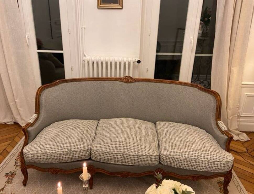 Canapé Vintage refait à neuf
