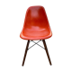 Chaise Eames DSW pour Herman Miller, couleur orange