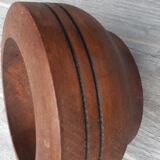 Wooden mortar and pestle