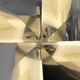Contemporary wall light in stainless steel and metal.