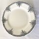 Flat ironstone plates bft 19th century