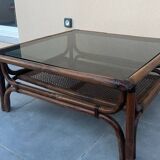 Table basse en bambou