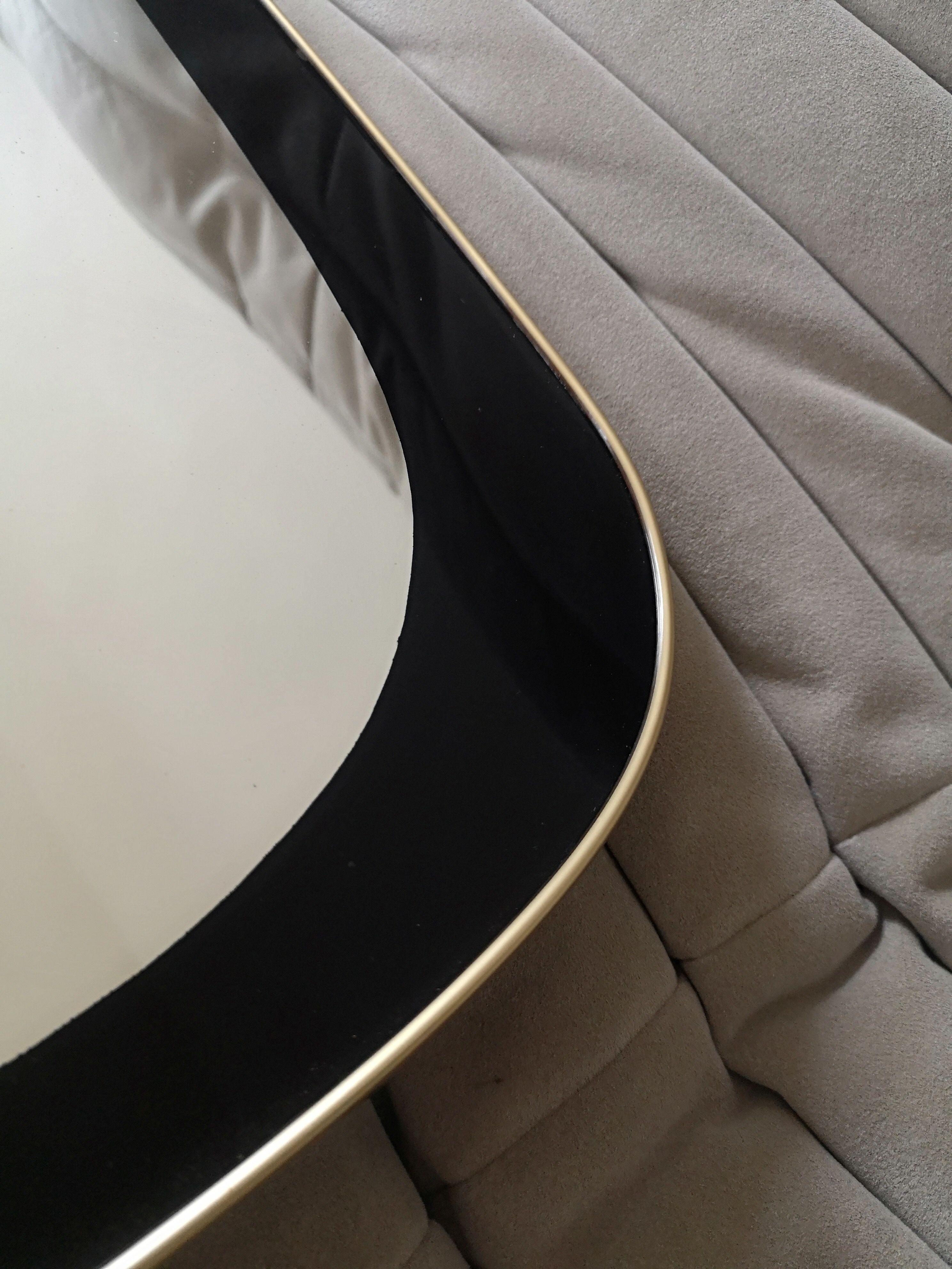 Scandinavian mirror design 1970 free form