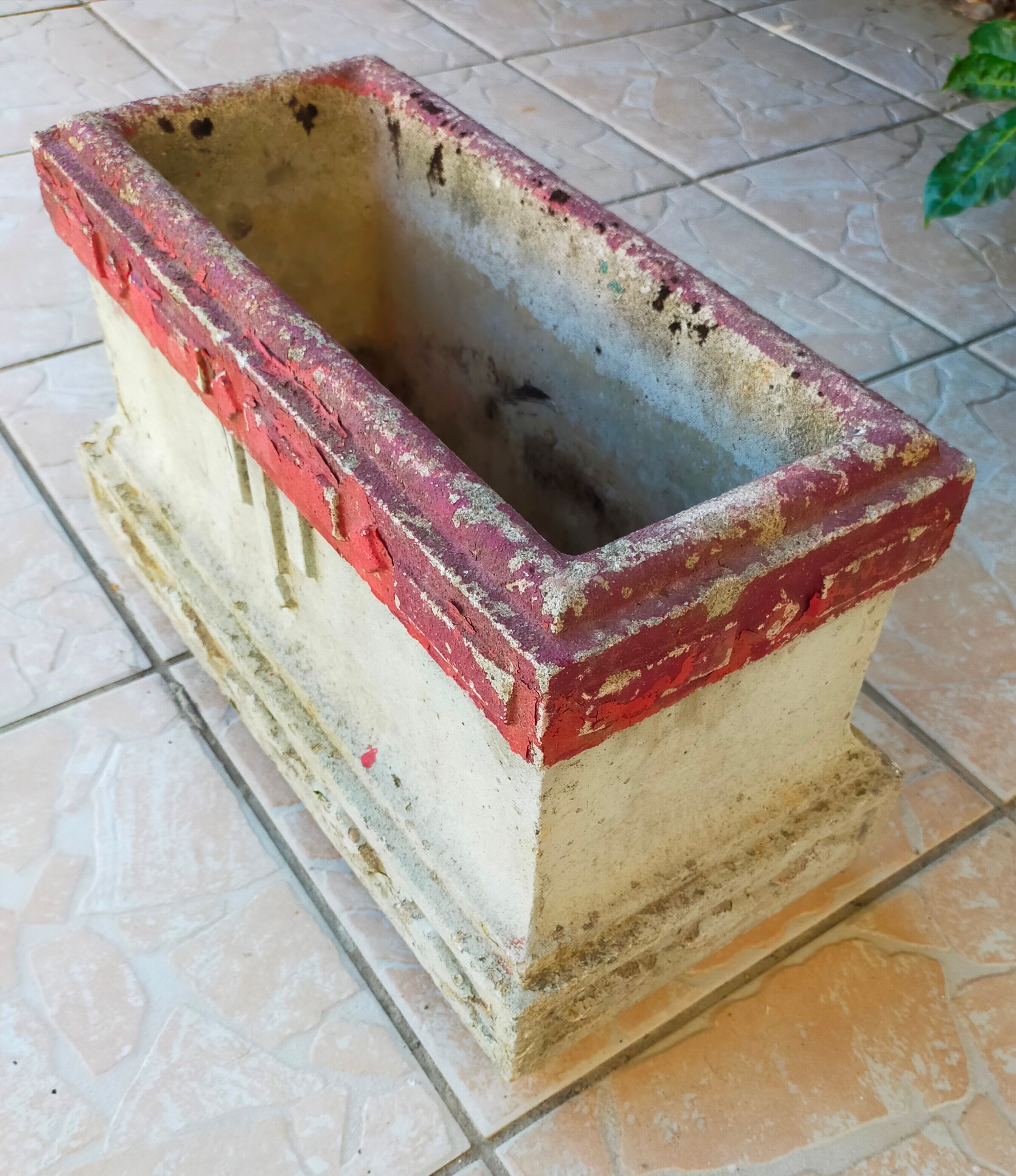 Art Deco period concrete planter