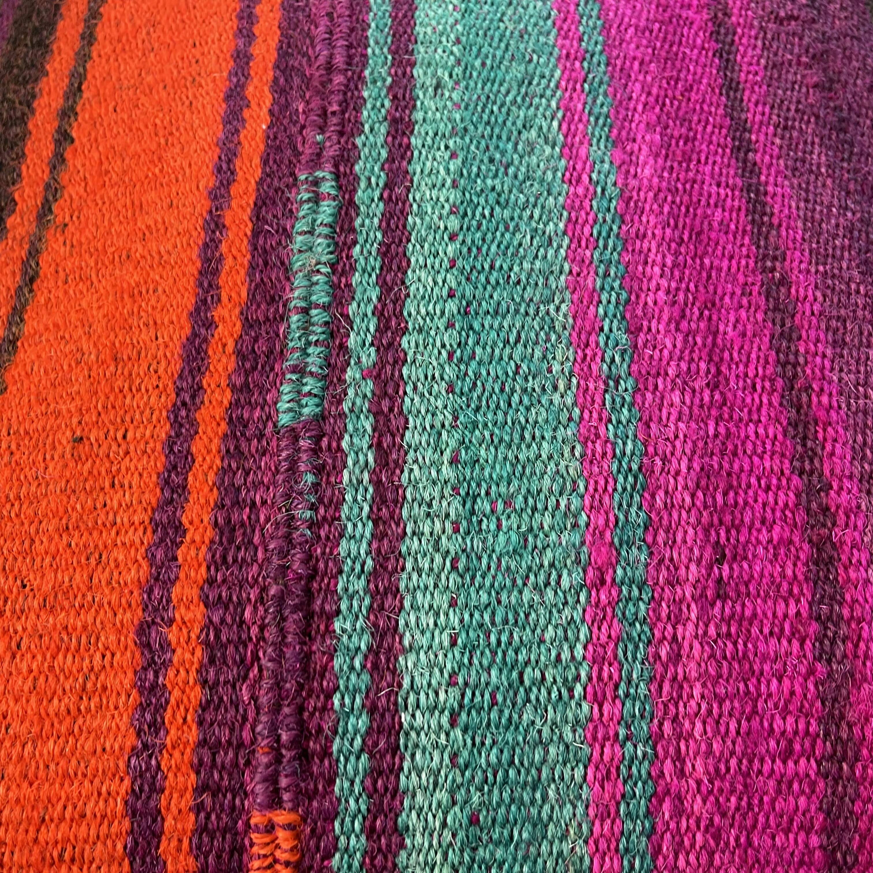 Vintage turkish kilim cushion cover 40 x 40 cm