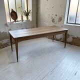 2m oak farm table