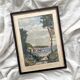 Old watercolor seaside landscape signed A. Brun