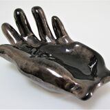 Empty pocket hand ceramic black design 60s