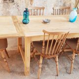 Table de ferme en orme