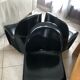 Lot de 3 chaises noir de Verner Panton