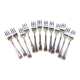 12 silverplated cake spoons