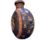 Indian painted metal jar