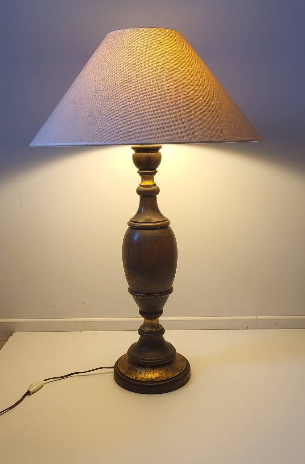 Floor lamp - 90cm - Cream lampshade