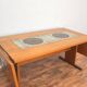 Teak & Tile Dining Table by Gangso Mobler, 1960s.