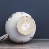 Old pitcher in earthenware, signed