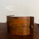 Copper wall light in opaline glass Fanale Italy