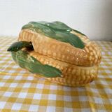 Corn cob slip gravy boat