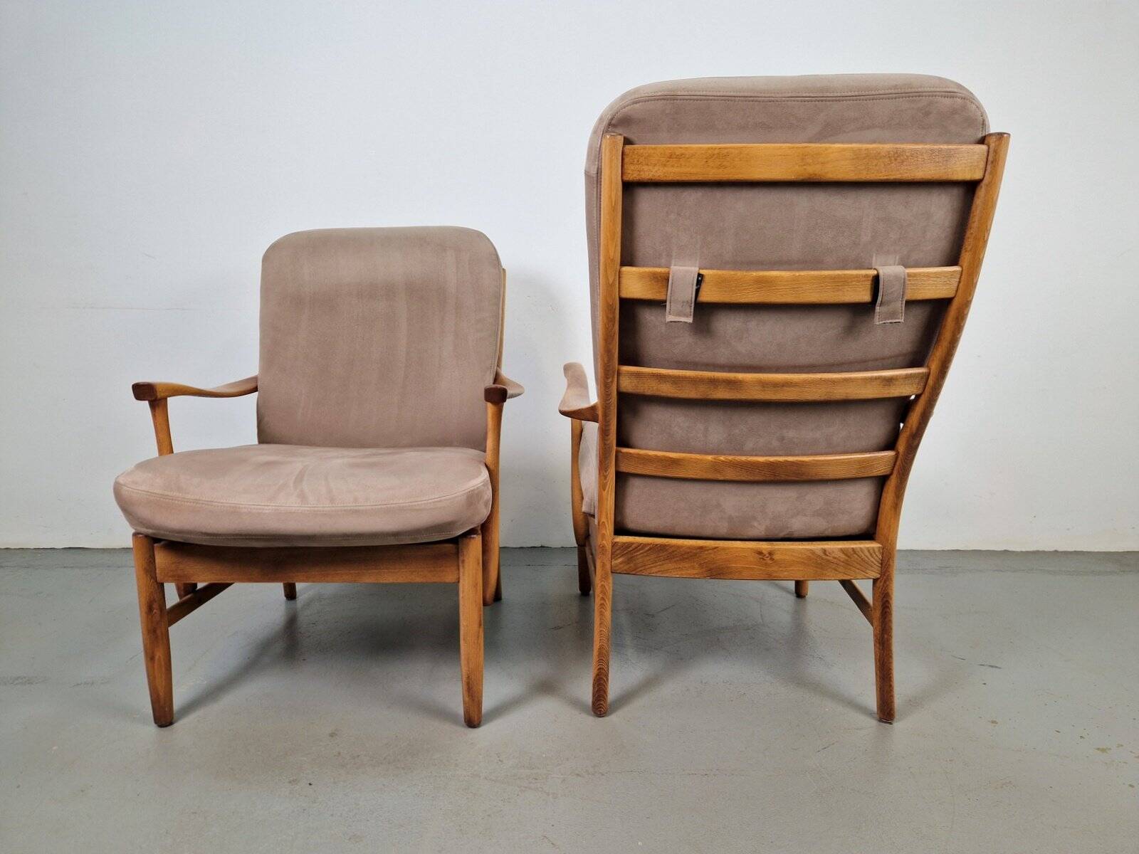 Fauteuils en hêtre vintage de Farstrup Møbler, années 1970, ensemble de 2