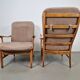 Fauteuils en hêtre vintage de Farstrup Møbler, années 1970, ensemble de 2