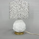Lampe de table italienne en céramique émaillée d’artichaut du milieu du siècle