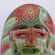 Mexican terracotta mask, Mexican folk art, 1970s