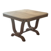 Art Deco octagonal dining table in raw oak