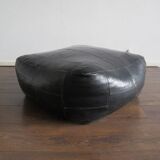 Ottoman vintage 70s Sede leather