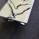 Vintage chrome and bakelite coffee table