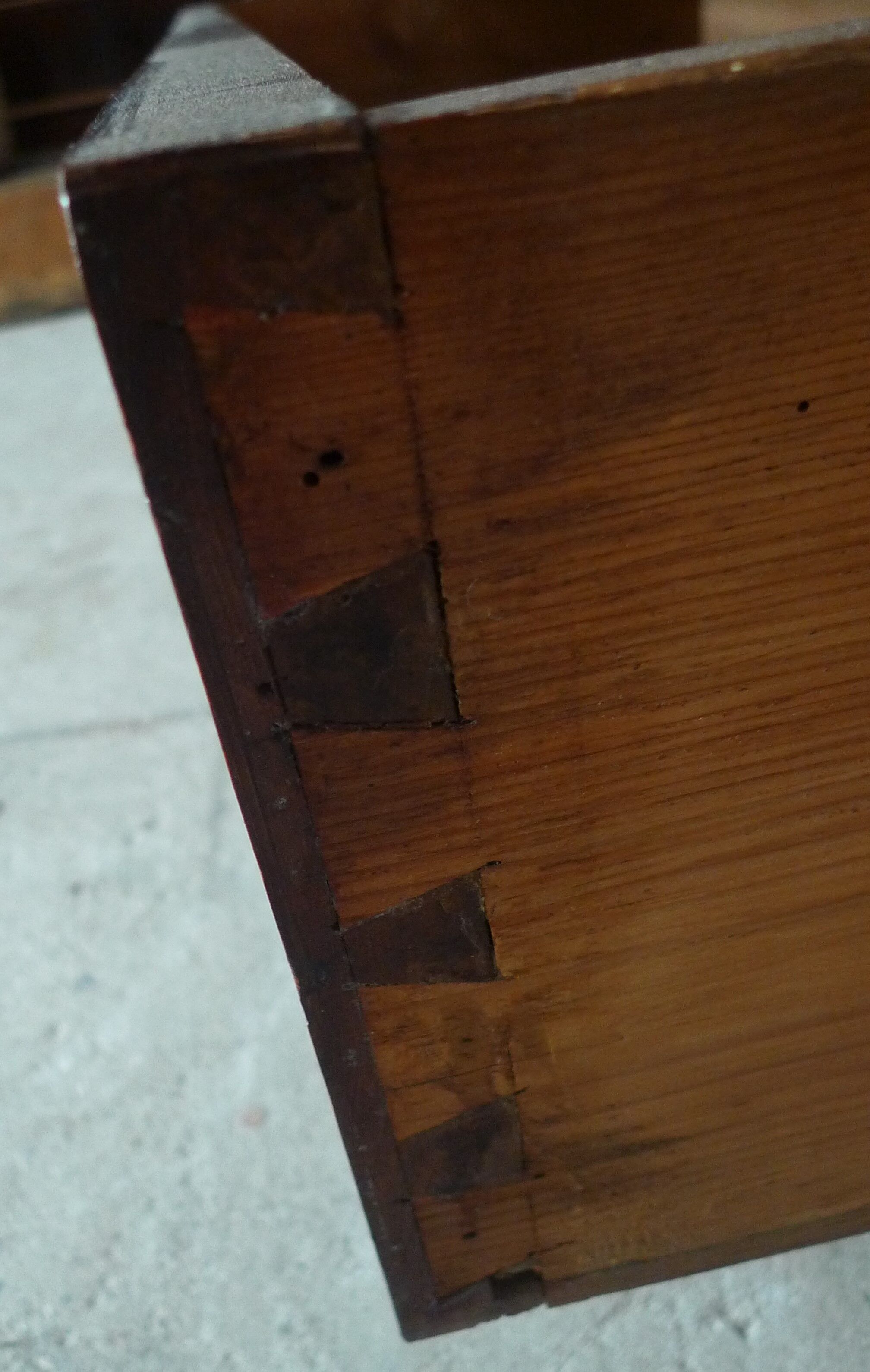 Walnut column dresser