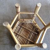 Bamboo side table