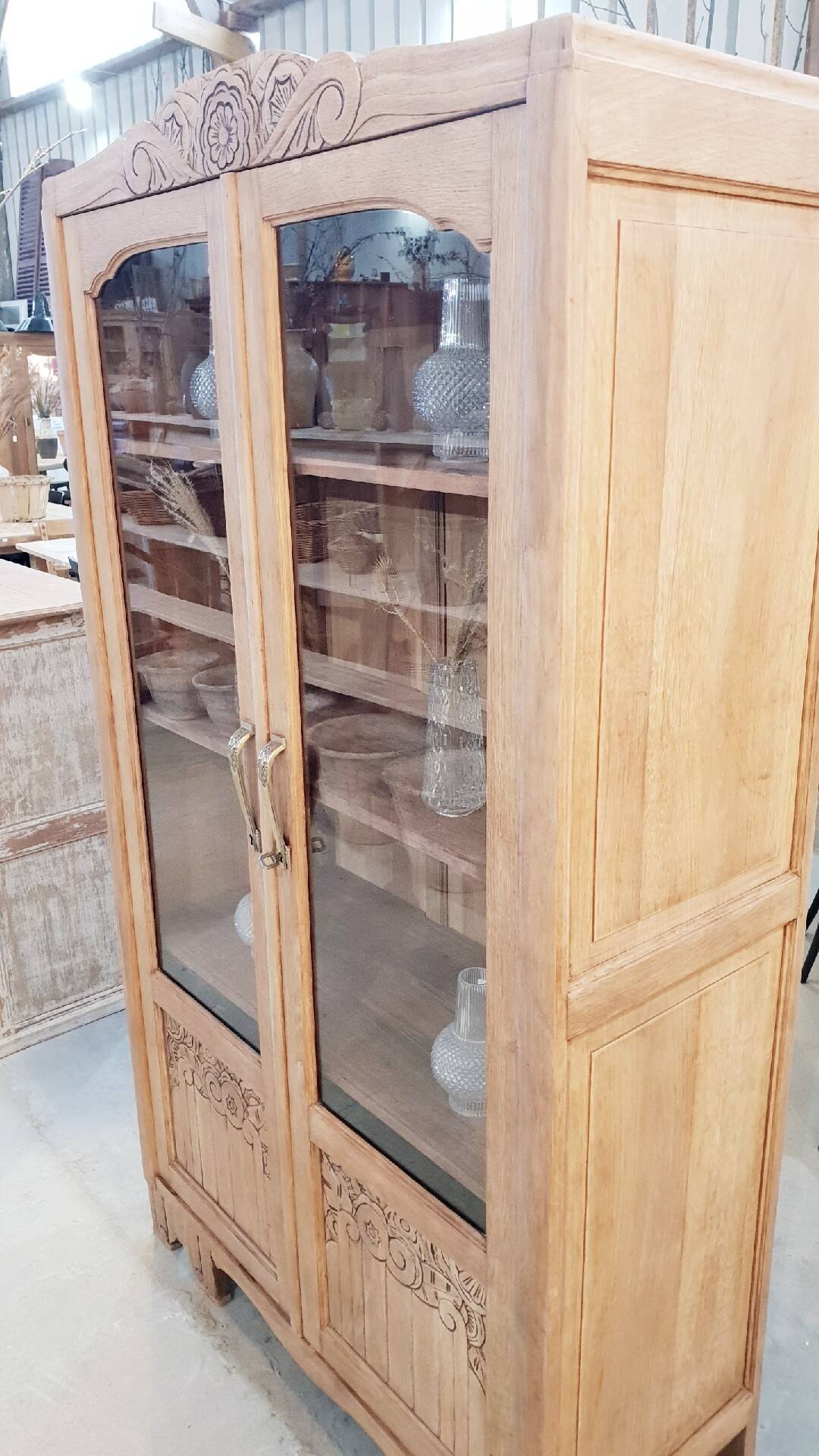 Old art-deco display case