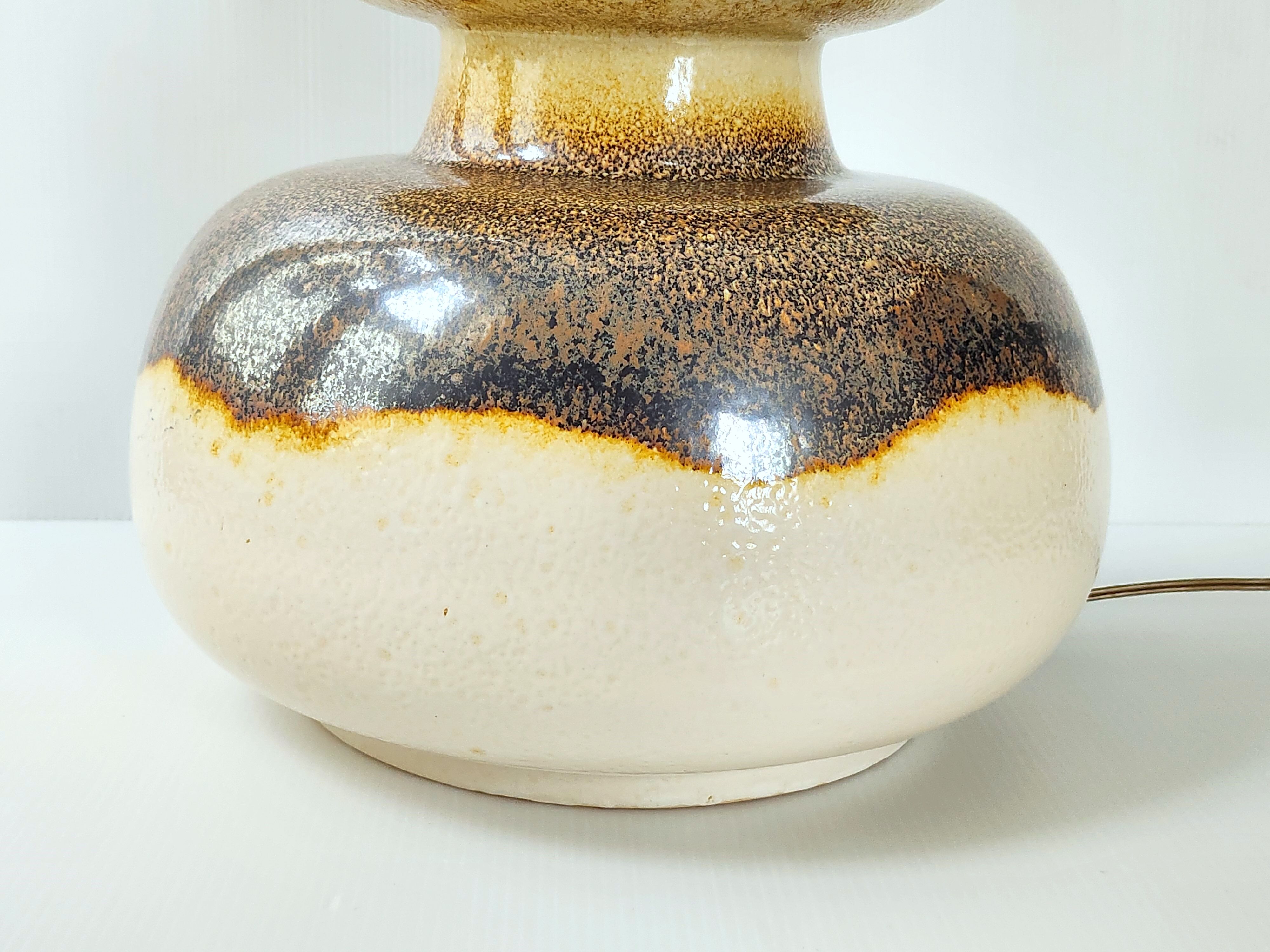 Vintage lamp foot 1970 ceramic