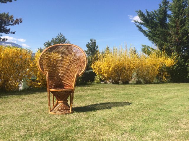 Emmanuelle wicker and rattan chair for adults 1970s