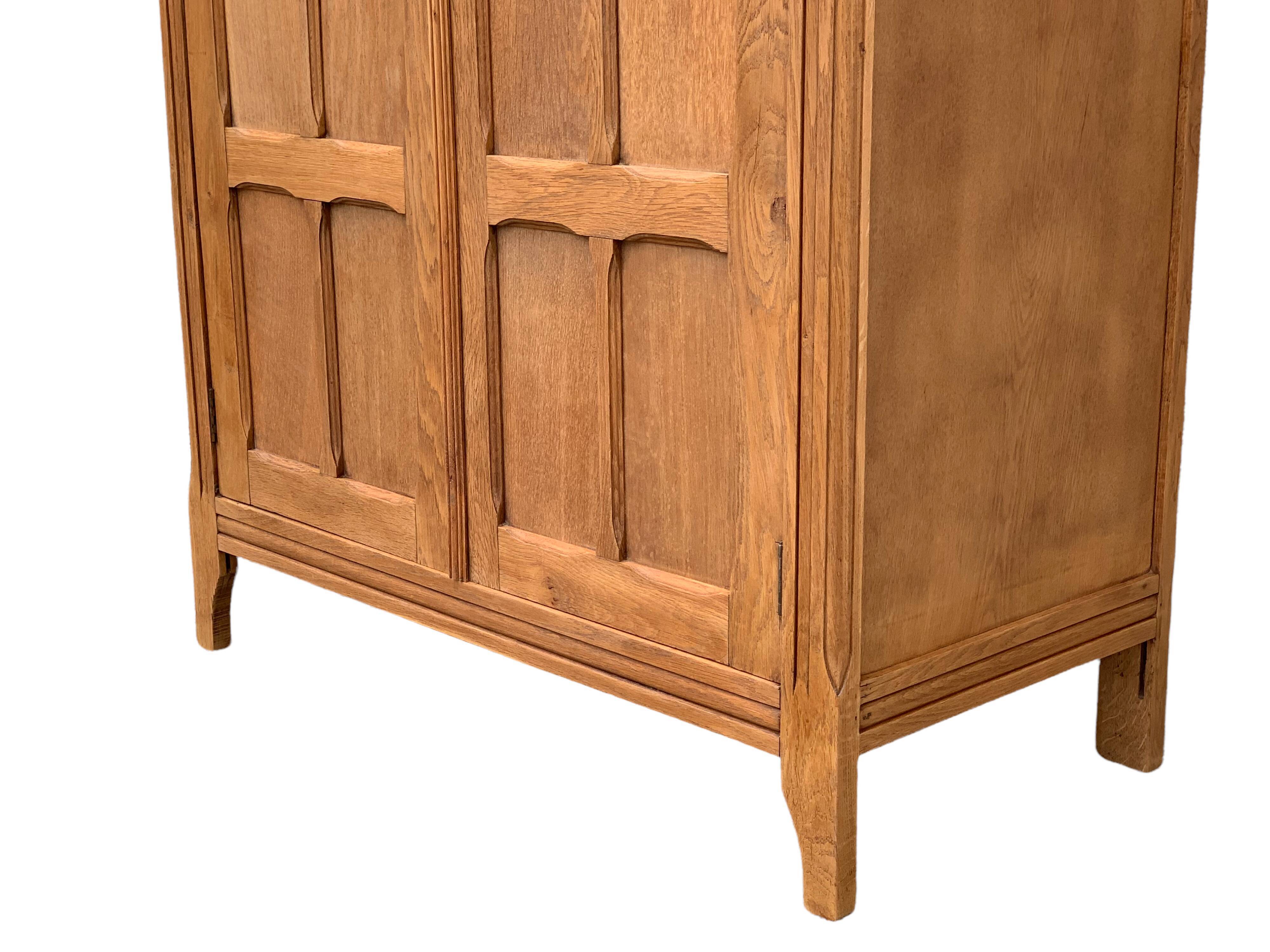 Parisian wardrobe paneled 1930 raw wood