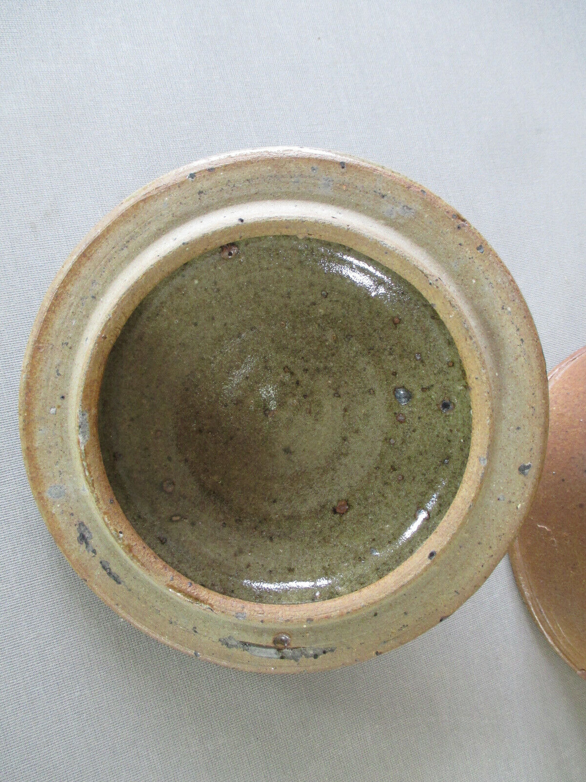 Pierre Digan 2 ceramic cutlery pots la Borne