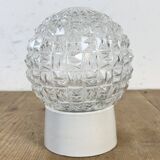 Vintage White Porcelain Ceiling Light, 1970s