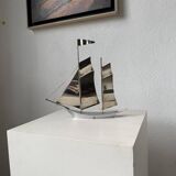 Stainless steel boat from the 1980s.