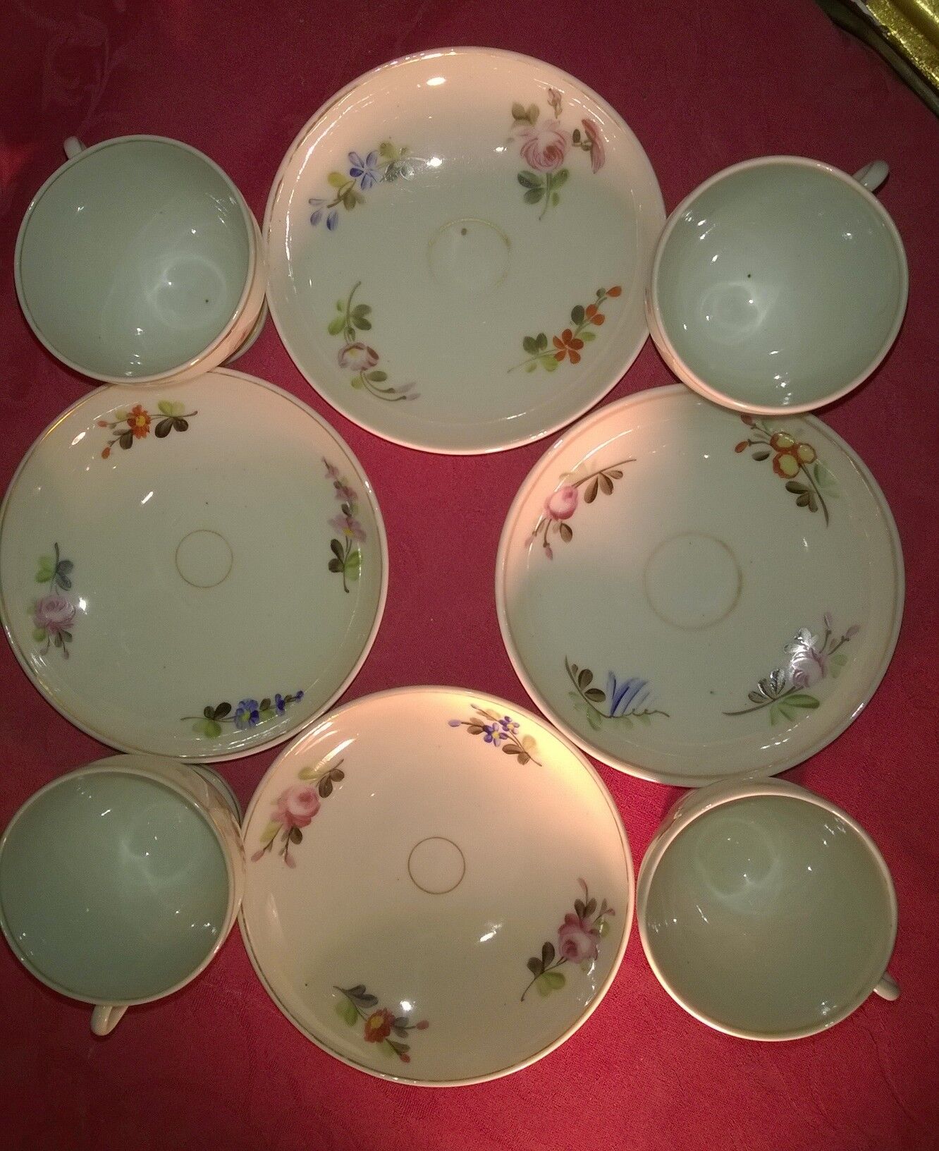 Cups and saucers