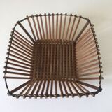 Recycle bin bamboo vintage 60