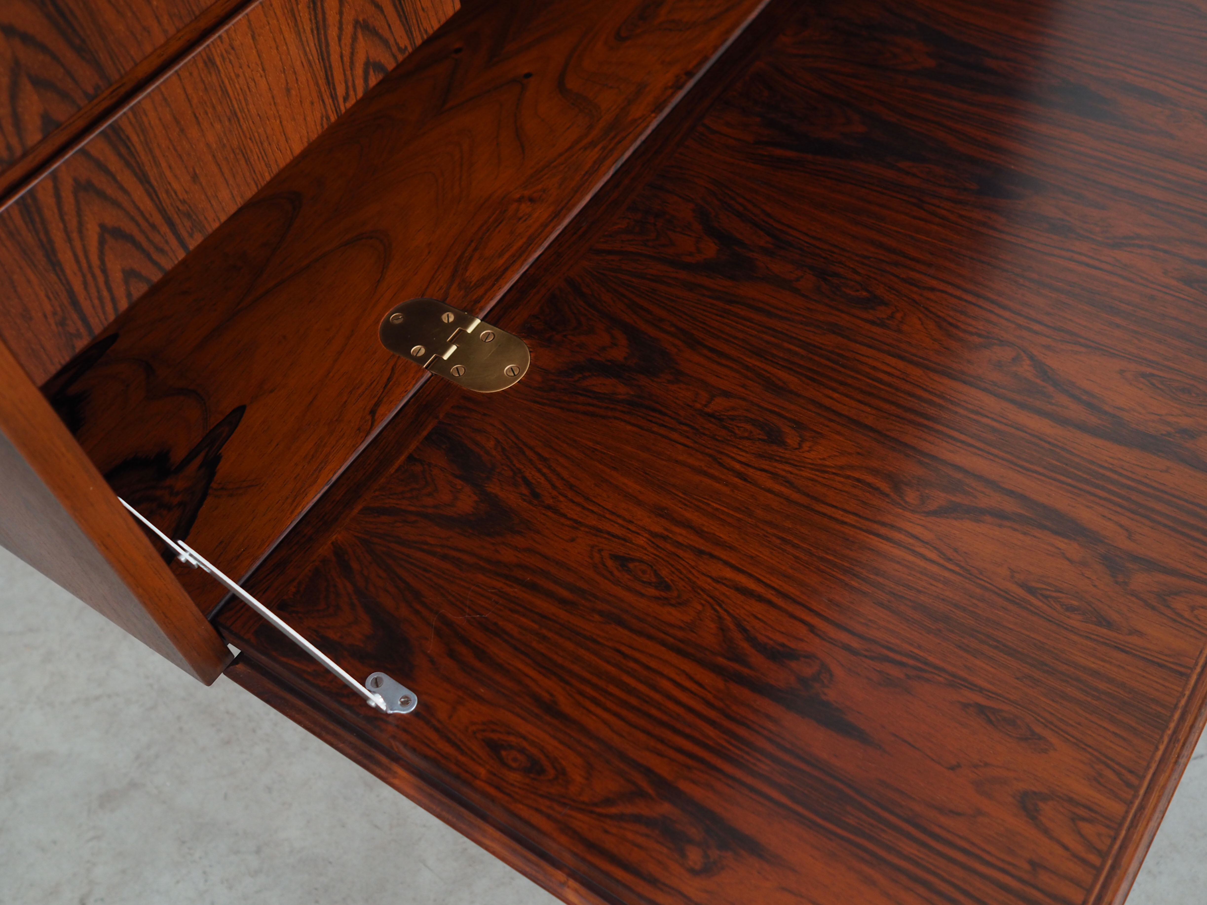 Rosewood bookcase, danish design, 1960s, manufactured by omann jun