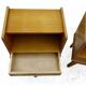 Paire de tables de chevet vintage 1950