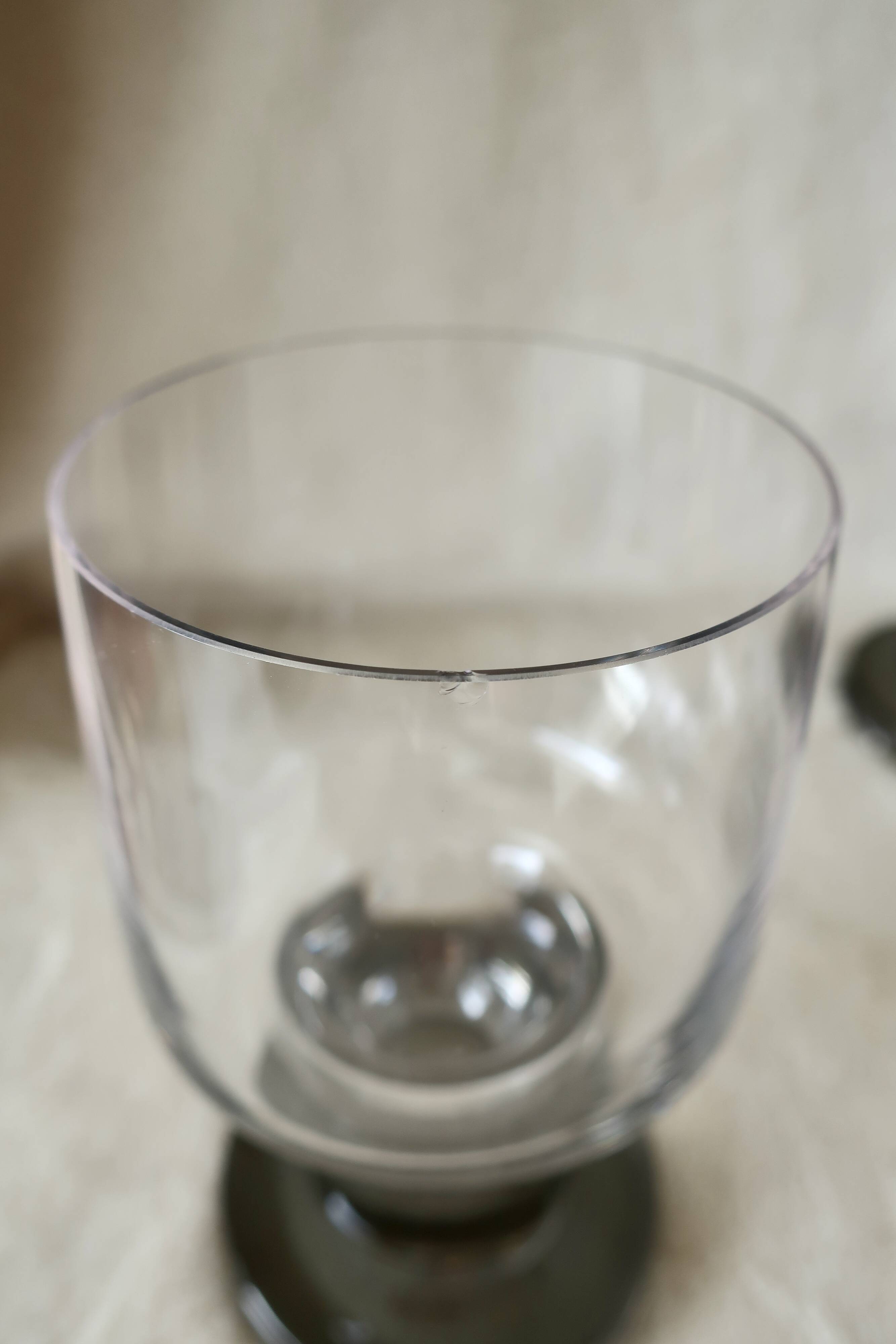 8 Scandinavian Drinking Glasses in Crystal 1970s