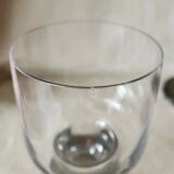 8 Scandinavian Drinking Glasses in Crystal 1970s