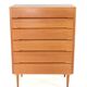 Large tall XL Danish chest of drawers - mid century modern in teak