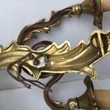 Pair of bronze appliques