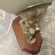 Paire d'appliques vintage bois et verre