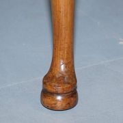 Victorian Howard & Son walnut office chair with stamp.