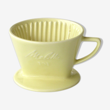 Permanent earthenware filter Melitta 101 - Yellow